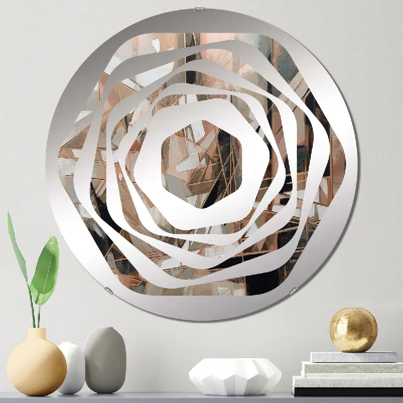 Designart "Essence Of Abstract Cubism III" - Modern Abstract Cubism Amorphe Decorative Mirror Designart "Essence Of Abstract Cubism III" - Modern Abstract Cubism Amorphe Decorative Mirror