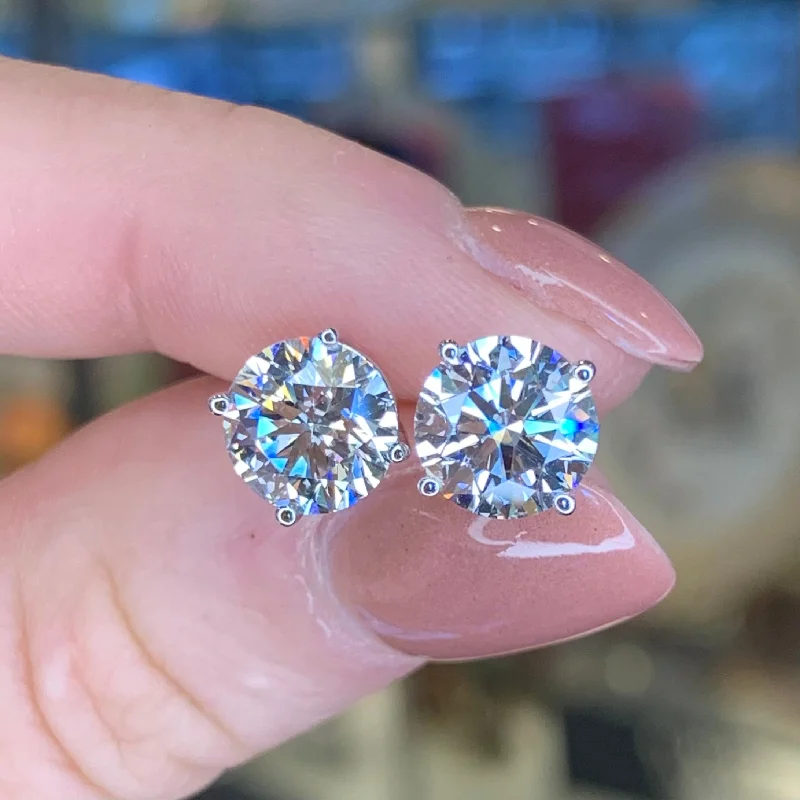 Lab Grown 3ct Diamond Studs