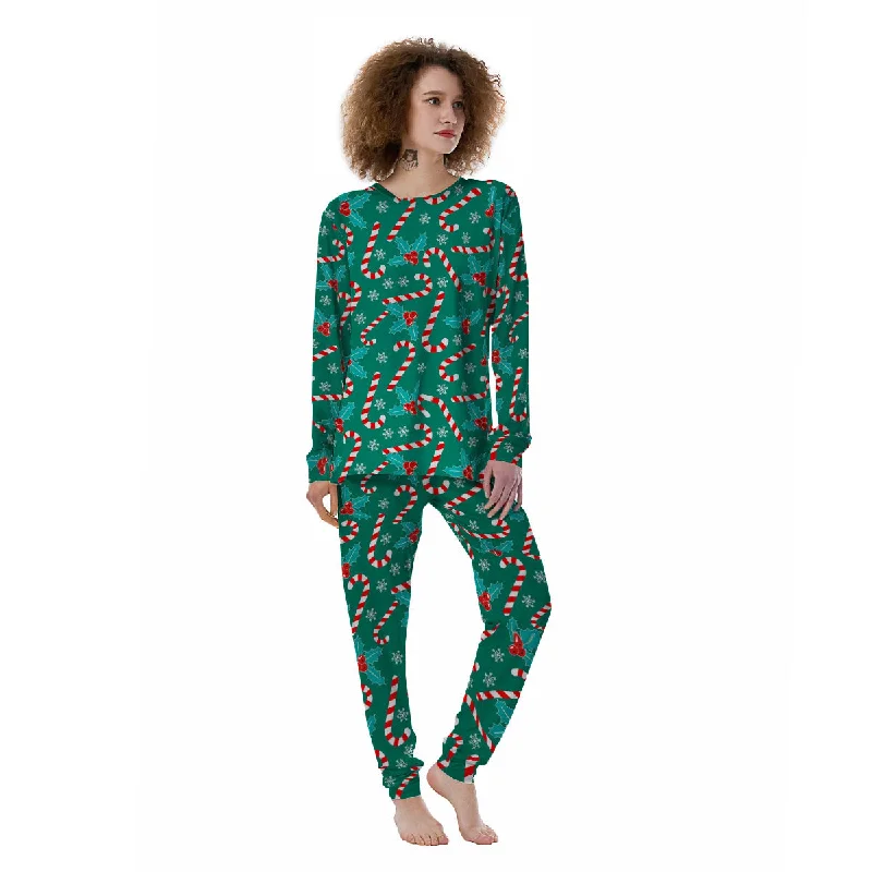 Candy Cane Merry Christmas Print Pattern Women's Pajamas Nordstrom pajama sets