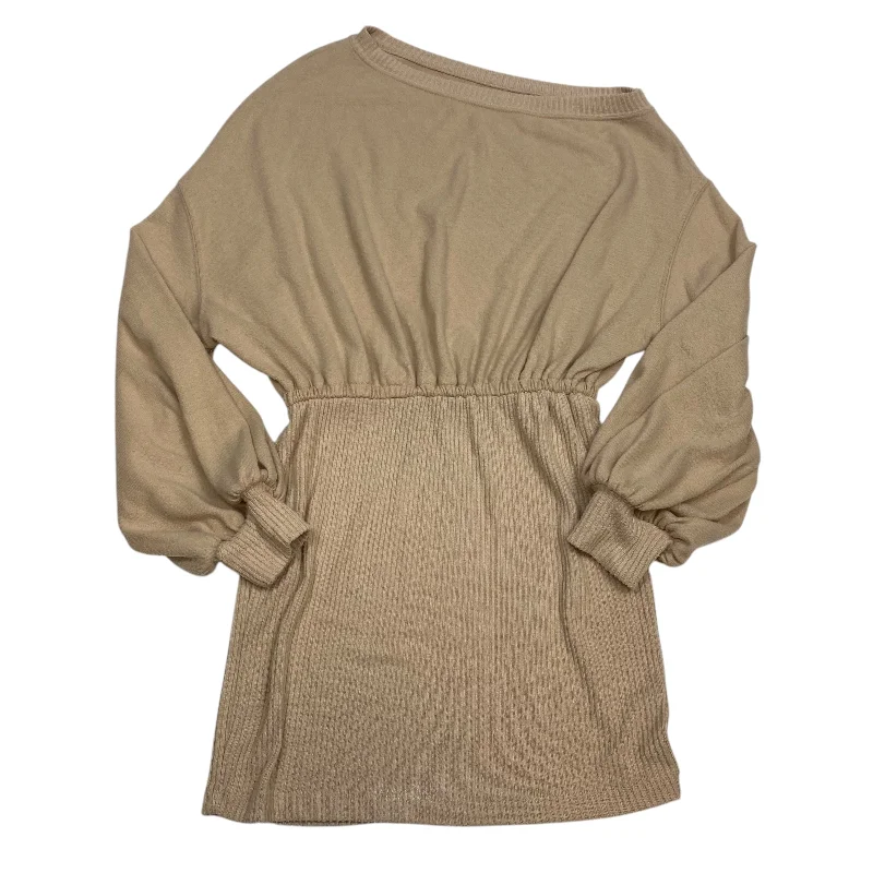 Dress Casual Short By Free People In Peach, Size: Xs Soft Pleated Skirt