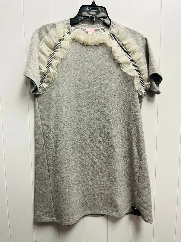 Dress Casual Short By giamba paris  In Grey, Size: Xs Boho Chic Mini Skirt