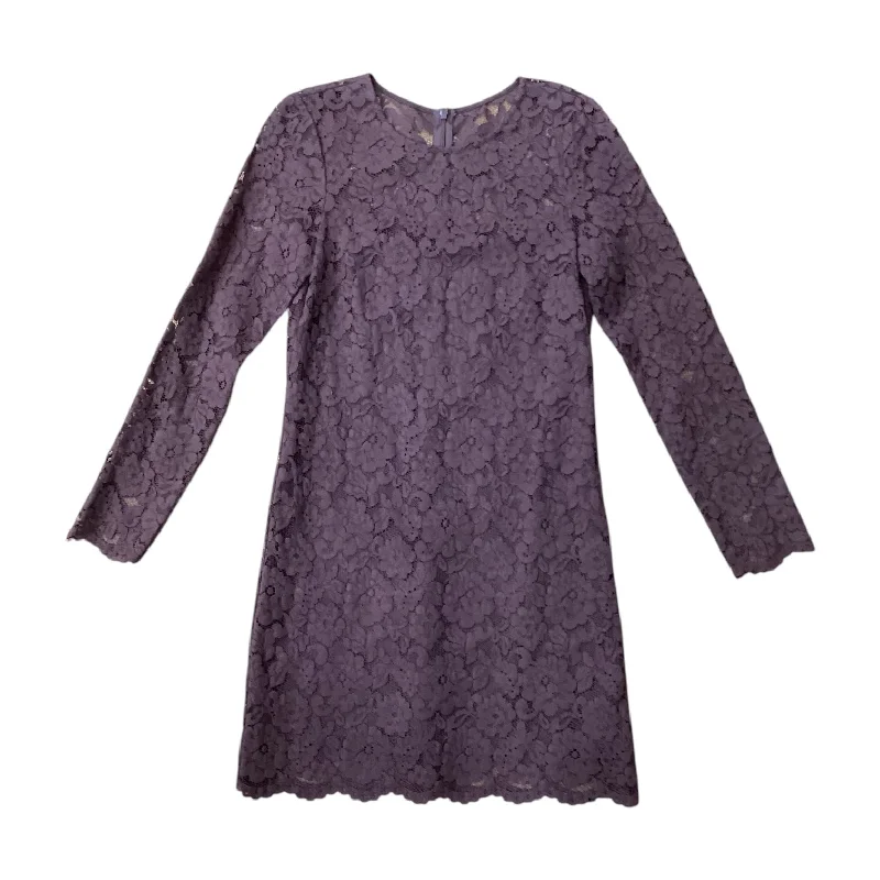 Dress Casual Short By H&m In Purple, Size: Xs Summer Denim Mini