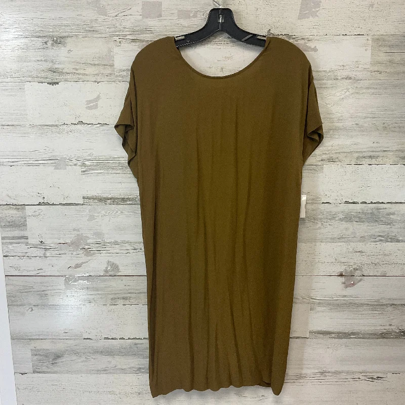 Dress Casual Short By Madewell In Green, Size: S Wrap Mini Skirt