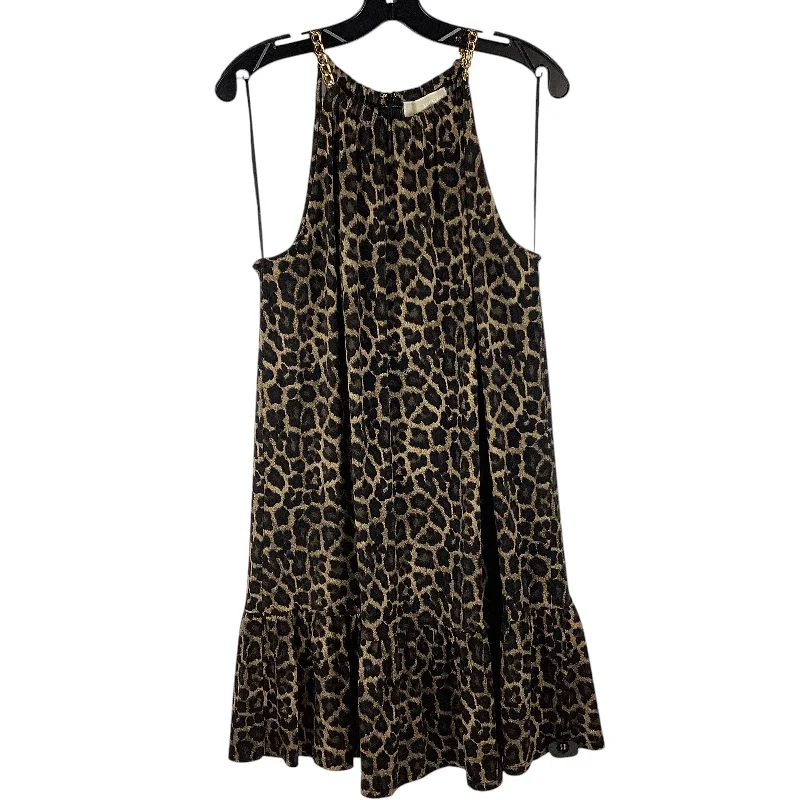 Dress Casual Short By Michael By Michael Kors In Animal Print, Size: Xl Basic Mini Skirt