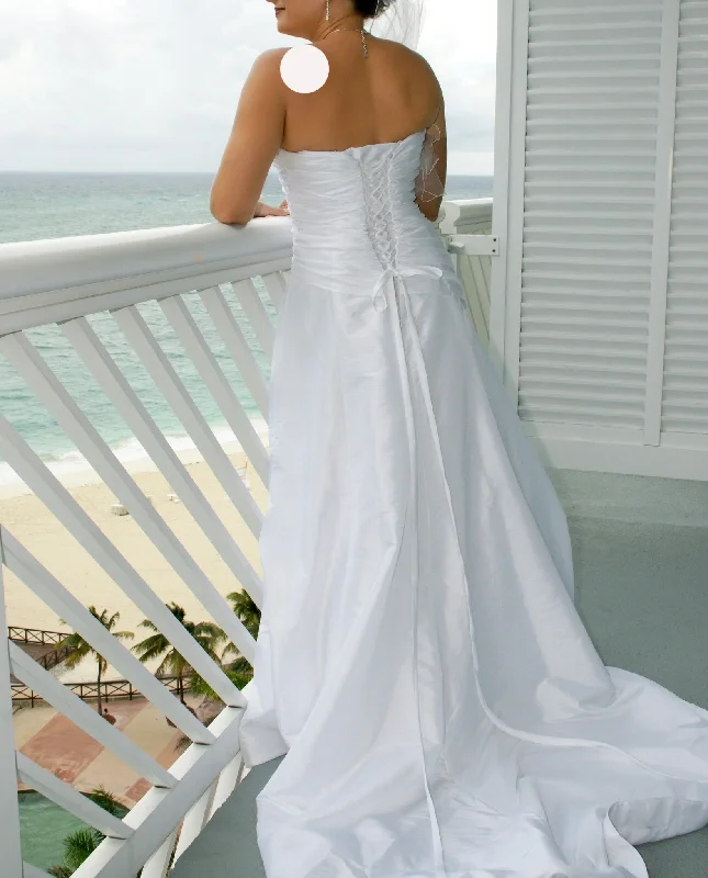 Other Simple Strapless Sweetheart Corset A-Line Tulle unclassified dresses