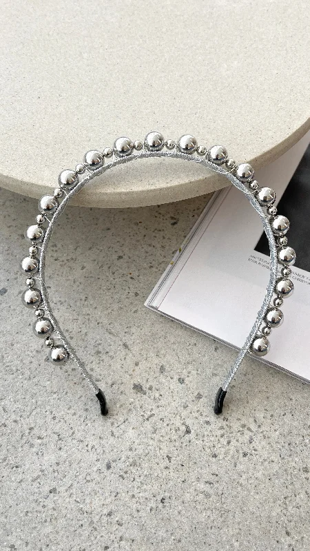 Penny Headband - Silver Monochrome unclassified dresses