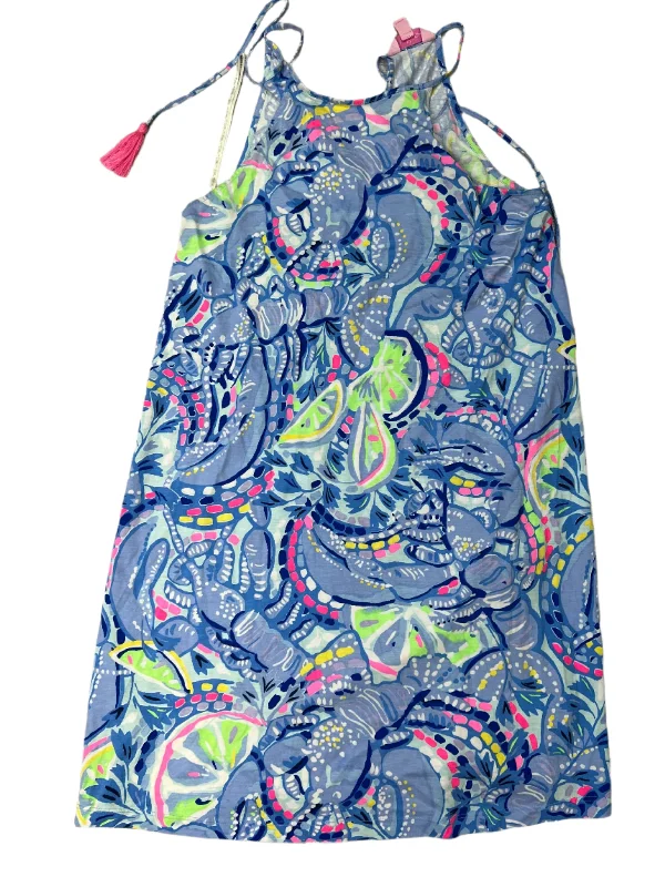 Dress Casual Midi By Lilly Pulitzer In Multi-colored, Size: Xs Trendy Midi Look