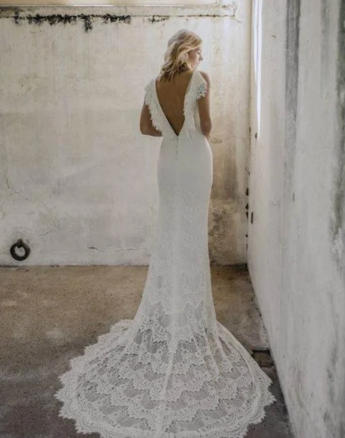 Made With Love Billy in Lace Lace Skater Dress